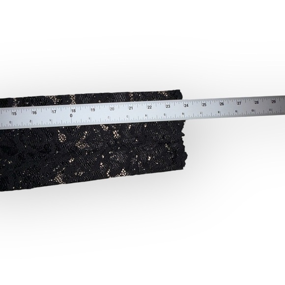 NWT KAREN KANE Black Long Sleeve Floral Lace Blouse - Large - Picture 16 of 17